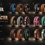 Leather Bracelet – 3 Piece Set